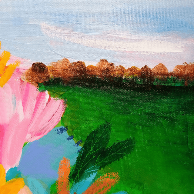 A view from a Cornish garden