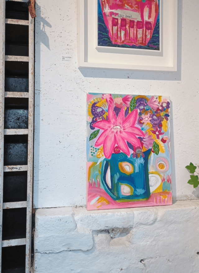 A jug of blooms