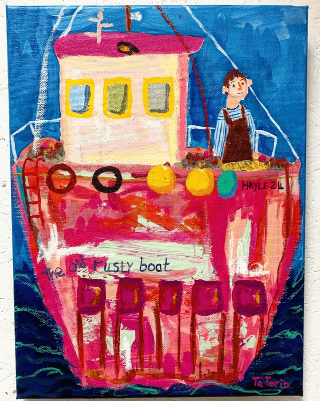 The old rusty boat