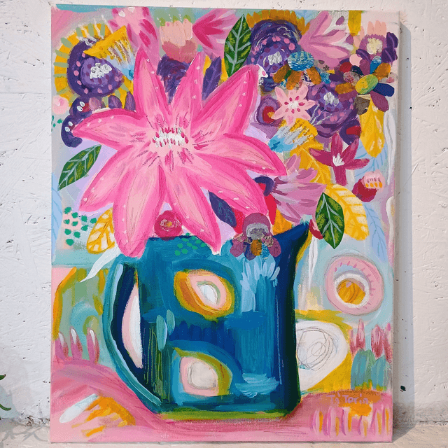 A jug of blooms