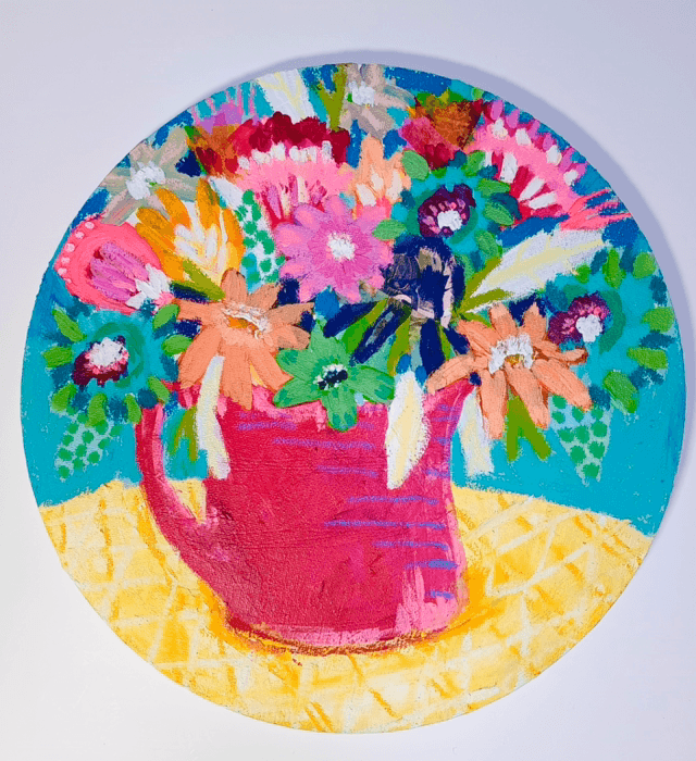 A jug of blooms